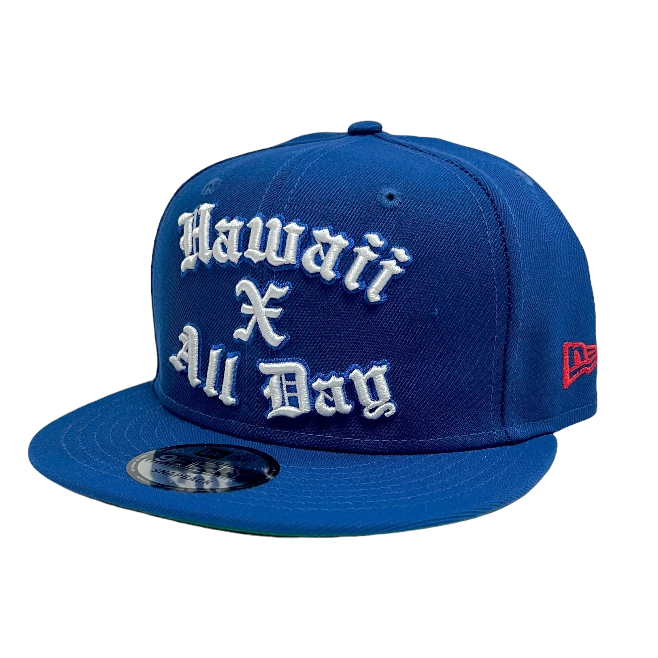808ALLDAY Dark Royal HI x ALL DAY New Era 9Fifty Trucker Snapback