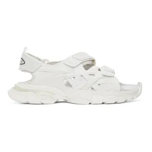 Balenciaga White Track Sandals