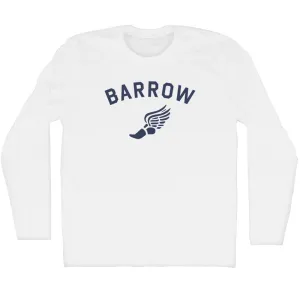 Barrow Running Track Winged Foot Adult Cotton Long Sleeve T-shirt