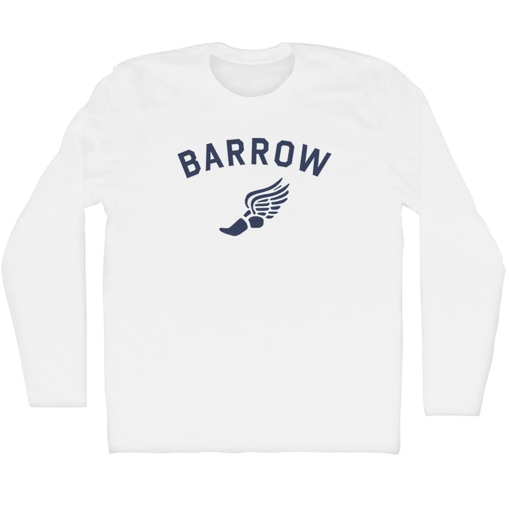 Barrow Running Track Winged Foot Adult Cotton Long Sleeve T-shirt