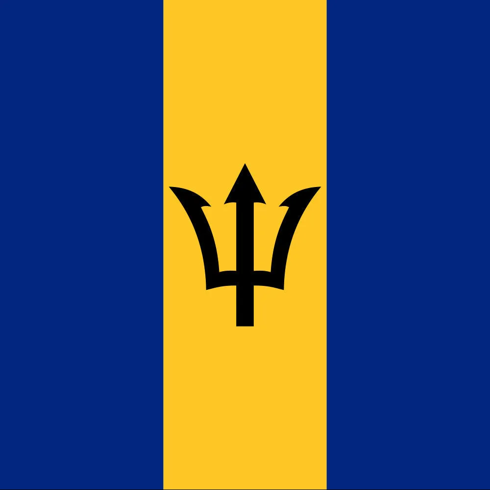 Caribbean Flag Square Cotton Bandanas