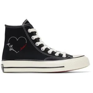 Converse Black 'Love' Chuck 70 High Sneakers
