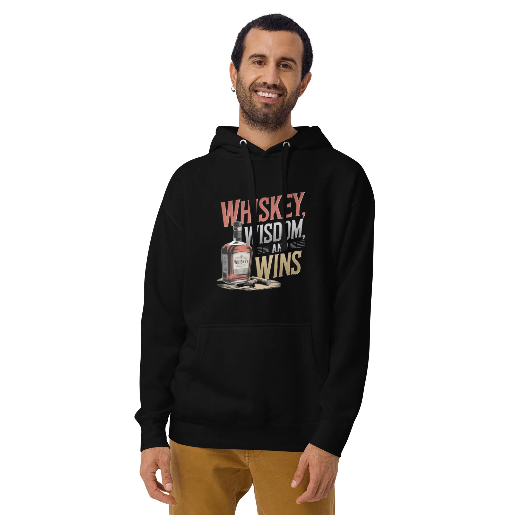 DUO MODERN "Whiskey, Wisdom, and Wins" Unisex Hoodie