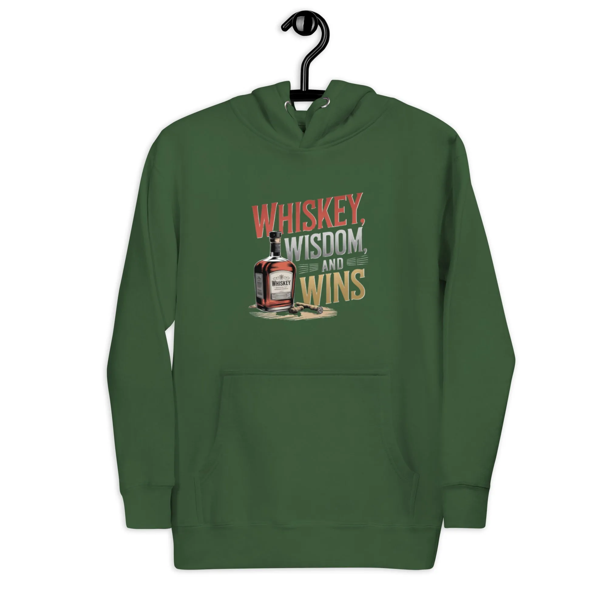 DUO MODERN "Whiskey, Wisdom, and Wins" Unisex Hoodie