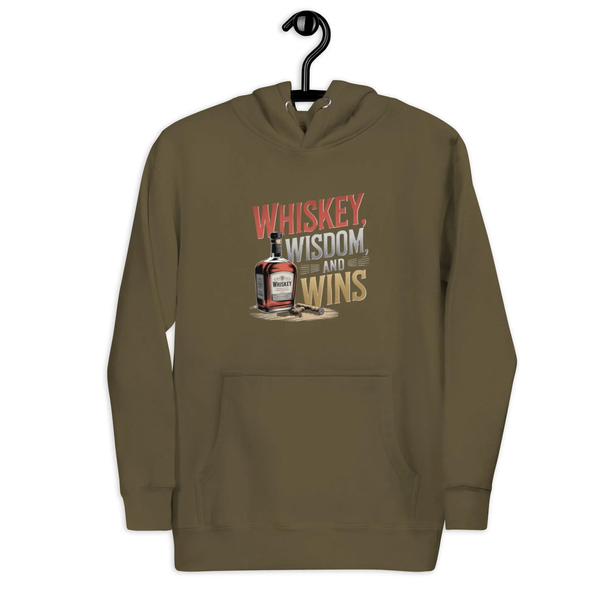 DUO MODERN "Whiskey, Wisdom, and Wins" Unisex Hoodie
