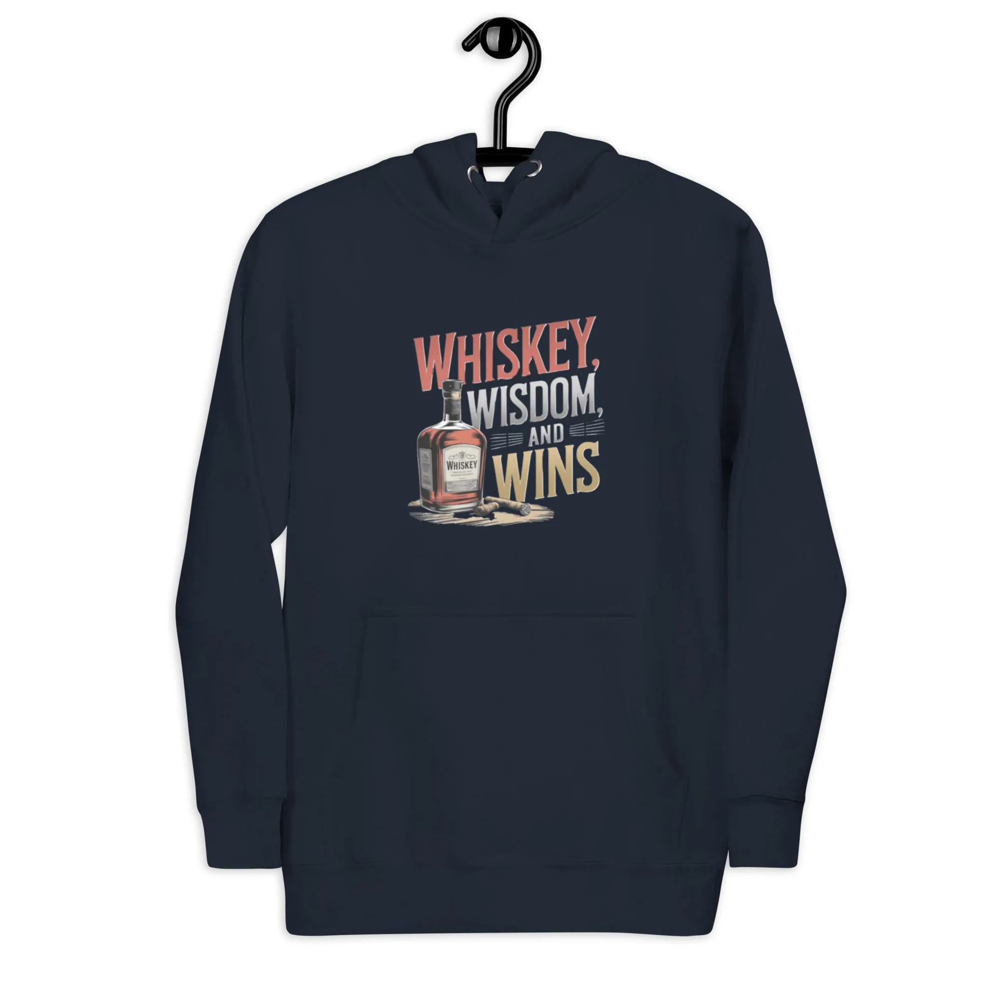 DUO MODERN "Whiskey, Wisdom, and Wins" Unisex Hoodie