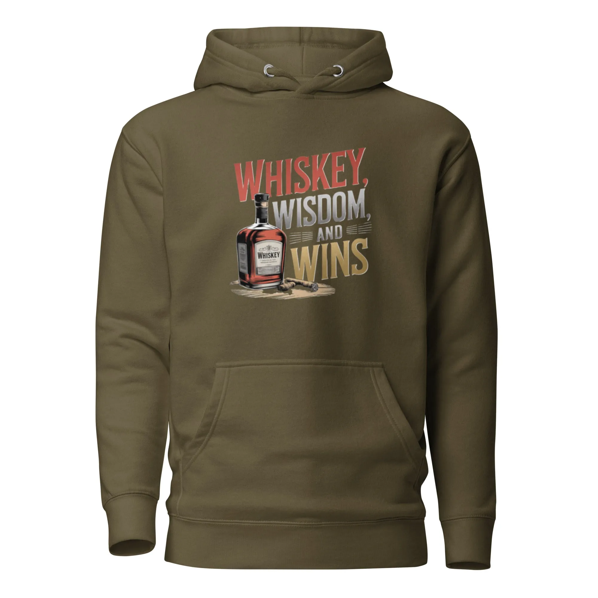 DUO MODERN "Whiskey, Wisdom, and Wins" Unisex Hoodie