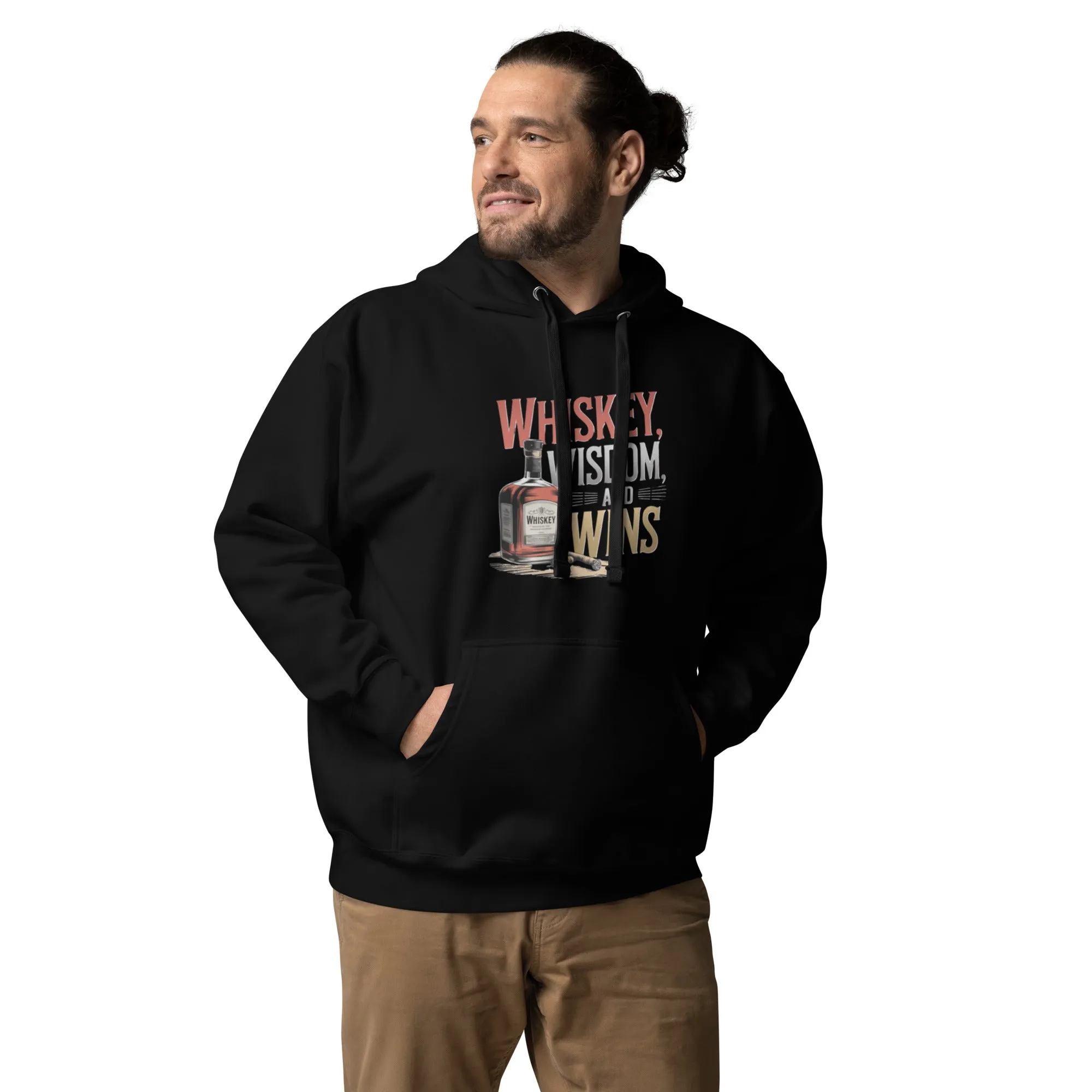 DUO MODERN "Whiskey, Wisdom, and Wins" Unisex Hoodie