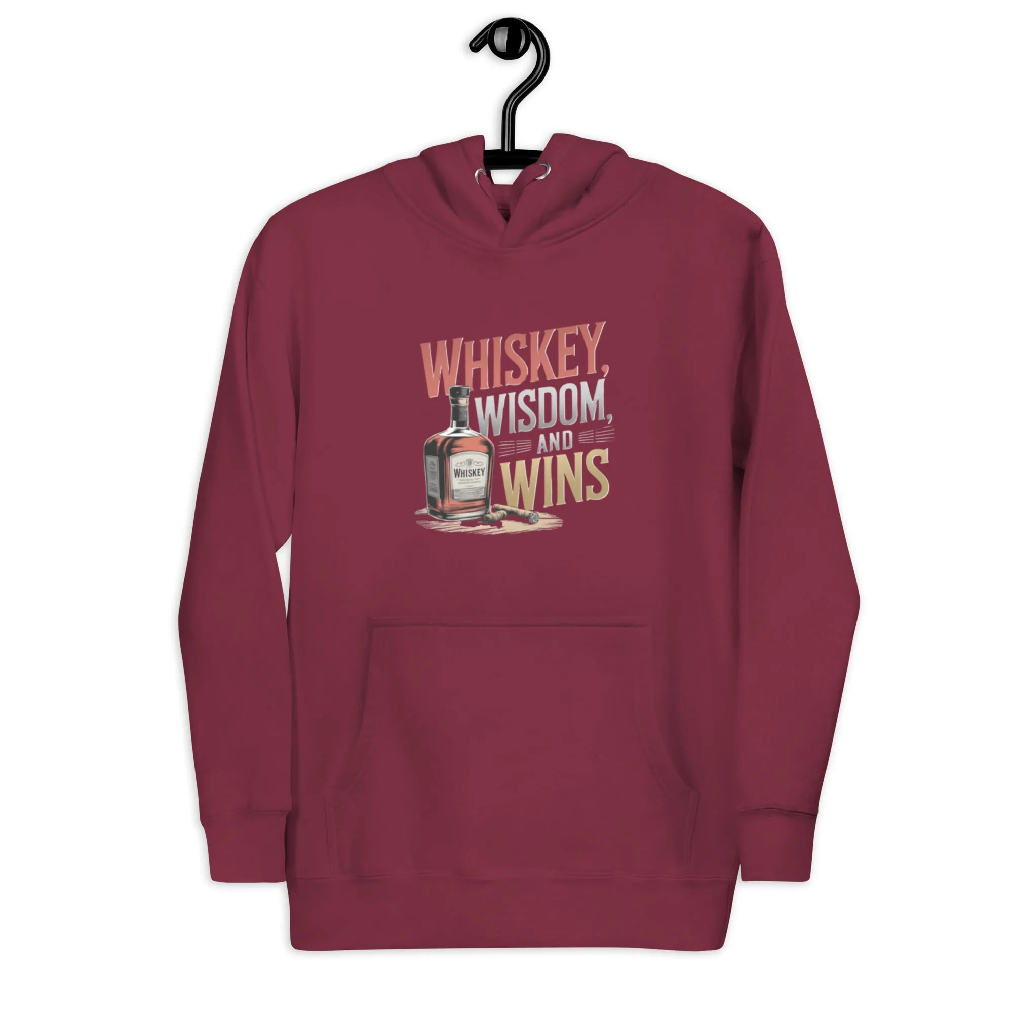 DUO MODERN "Whiskey, Wisdom, and Wins" Unisex Hoodie