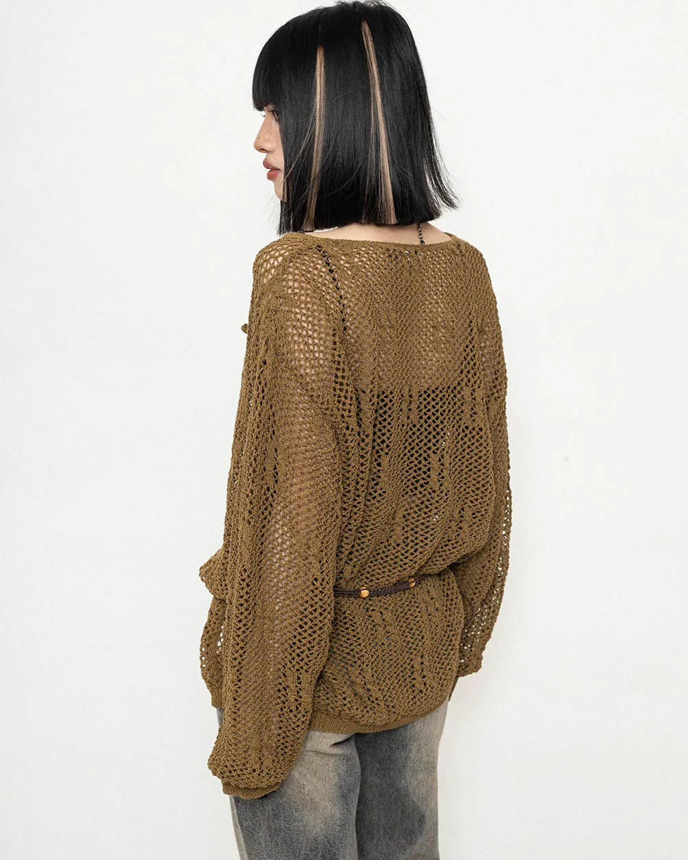 French Streetwear Style Hollow Out Summer Spring Top