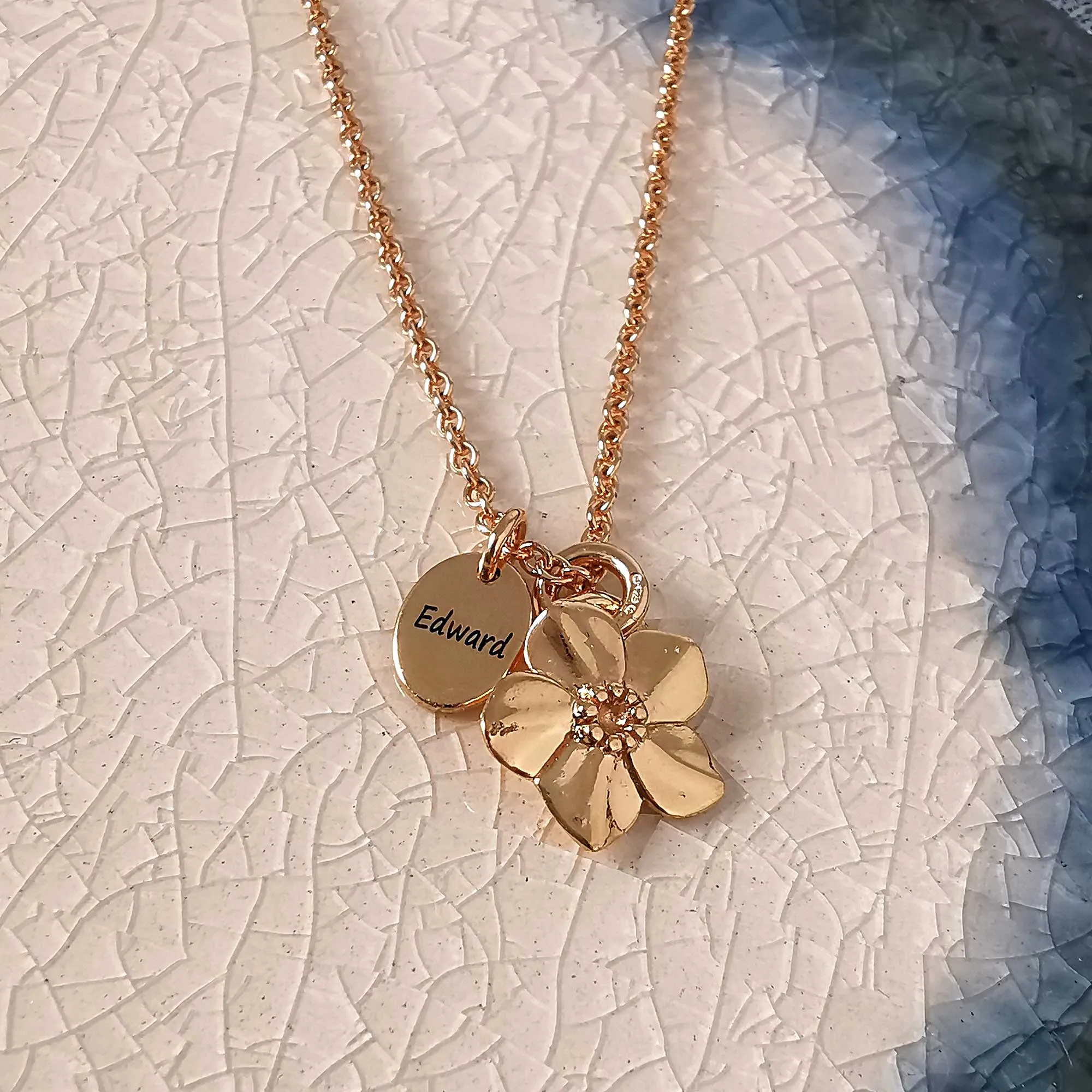 Gold Vermeil Everlasting Memory Personalised Necklace