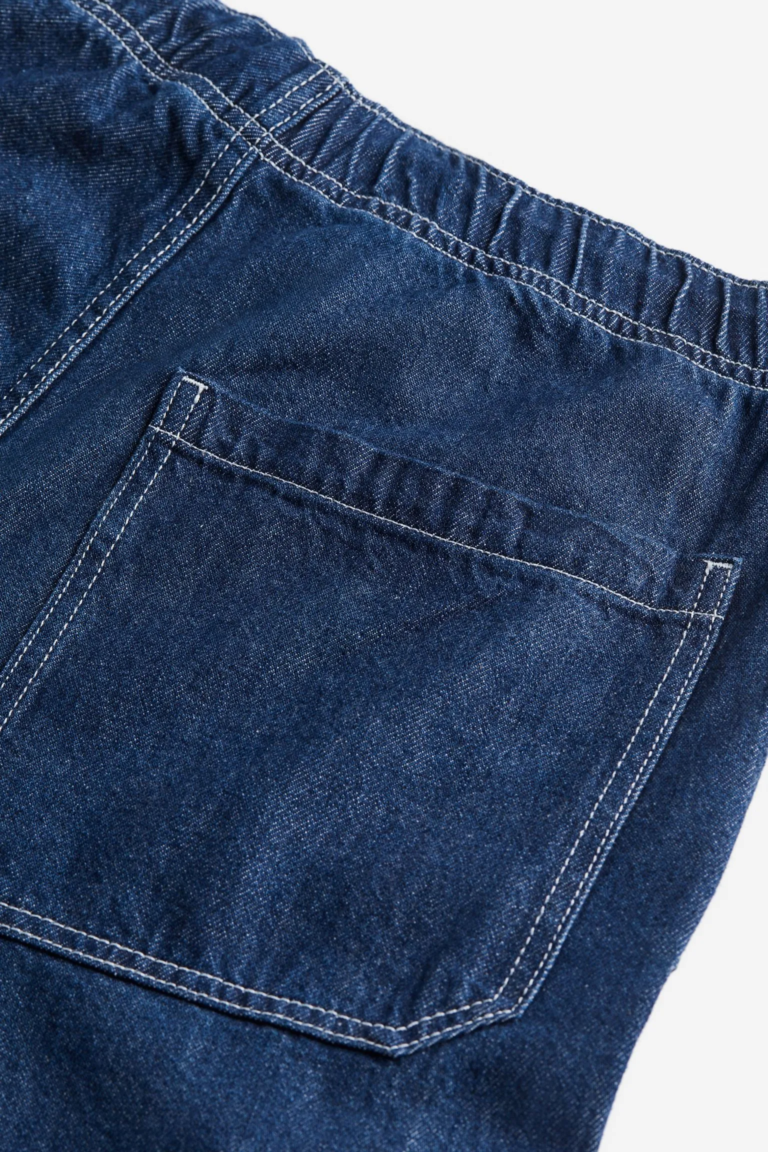H&M Loose Fit Parachute Jeans, dark blue