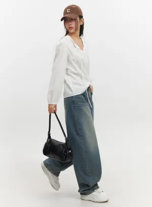 Irene Washed Baggy Jeans IF510