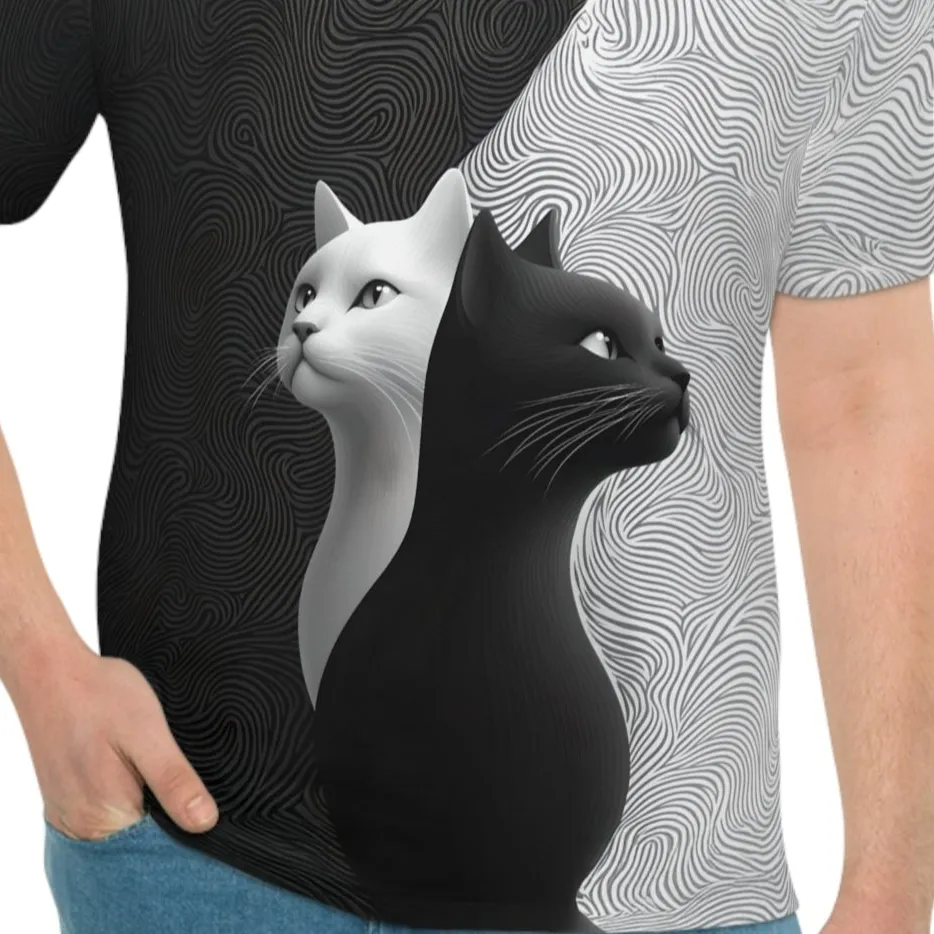 Katzen - Lockeres T-Shirt