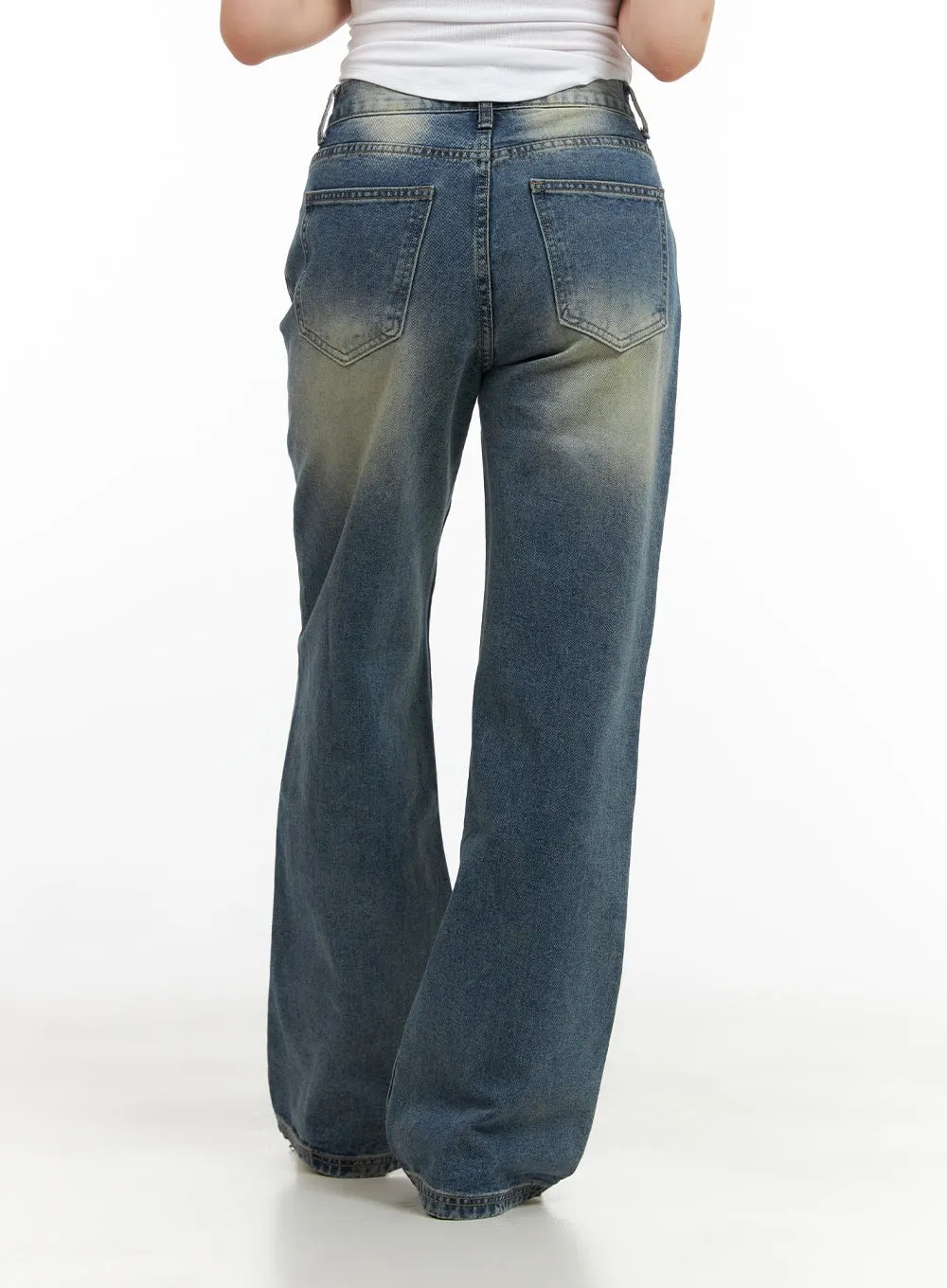 Lexi Vintage Washed Wide Fit Baggy Jeans CG420