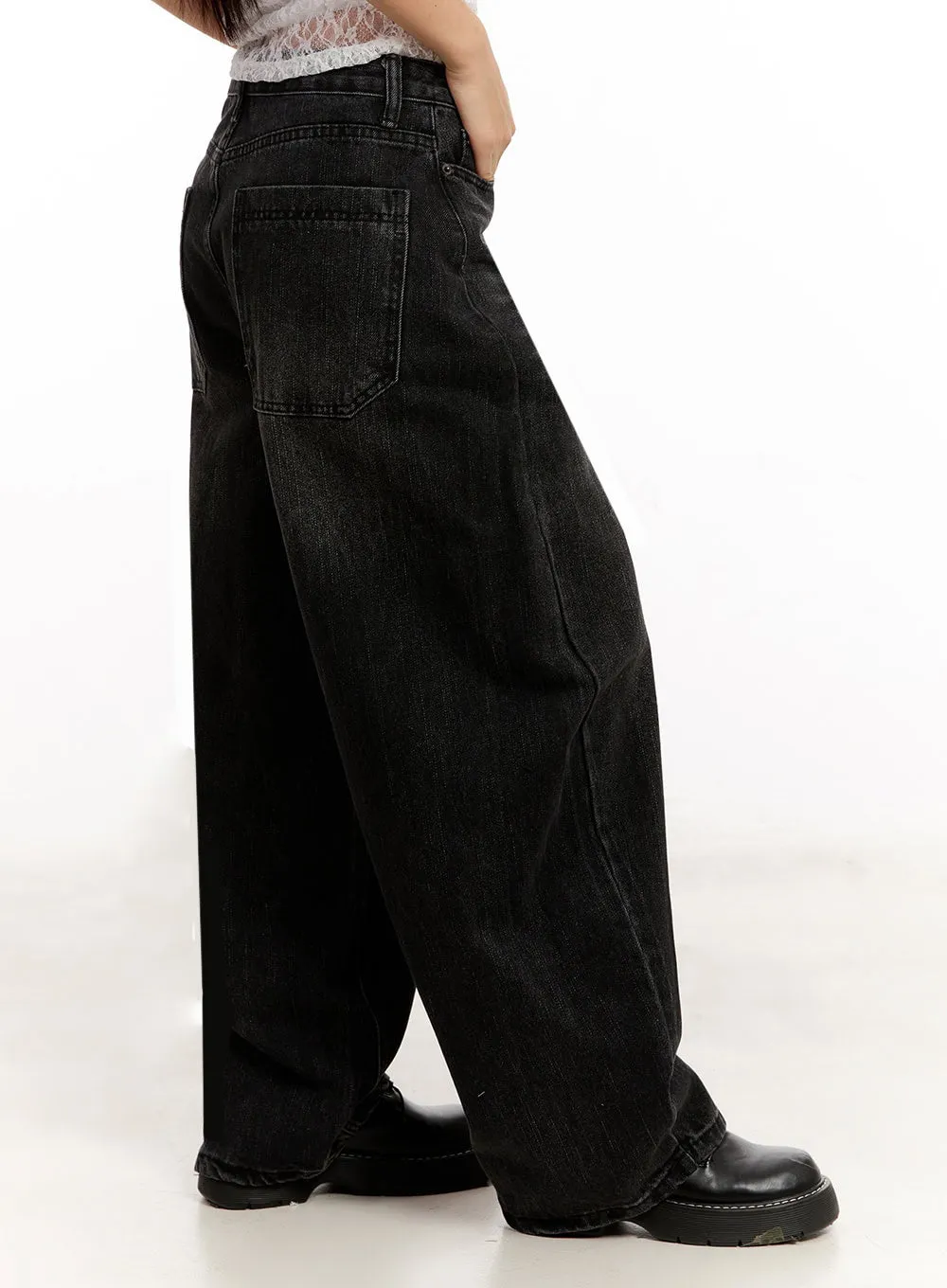 Lianty Washed Baggy Jeans IM524
