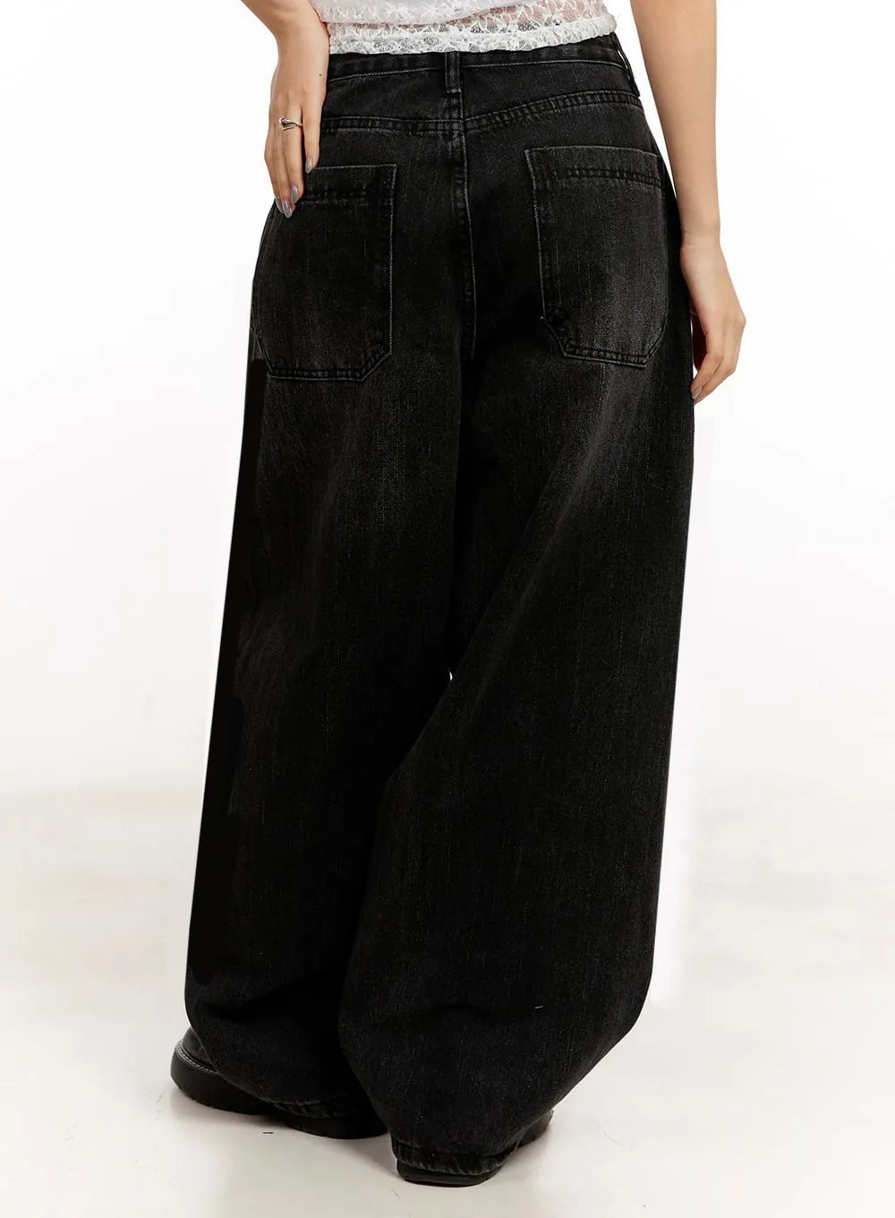 Lianty Washed Baggy Jeans IM524