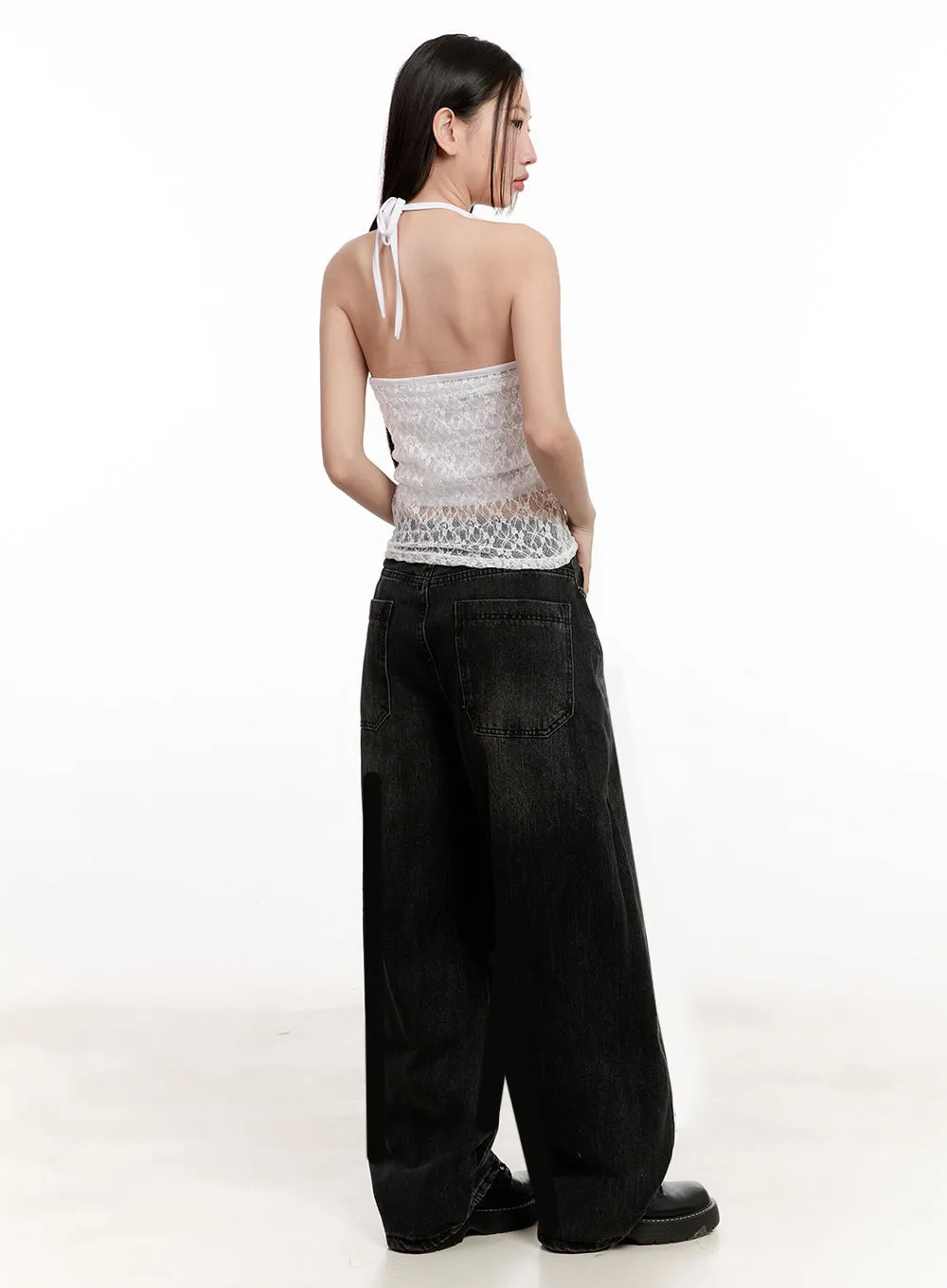 Lianty Washed Baggy Jeans IM524
