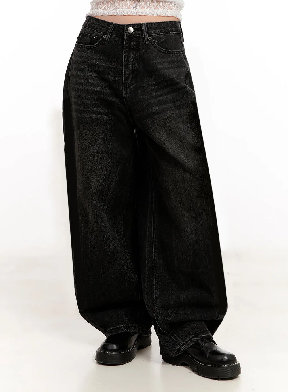 Lianty Washed Baggy Jeans IM524