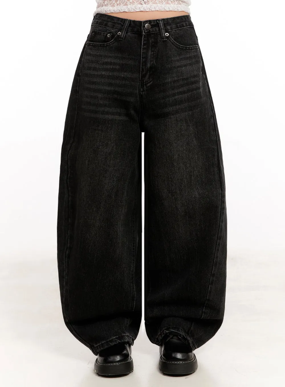 Lianty Washed Baggy Jeans IM524
