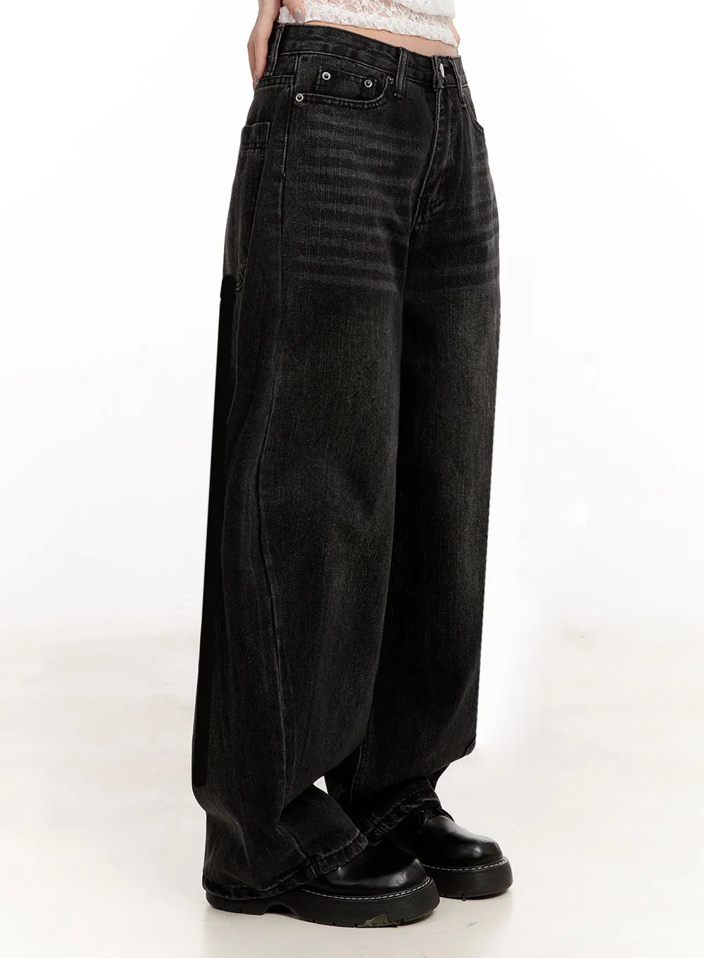Lianty Washed Baggy Jeans IM524