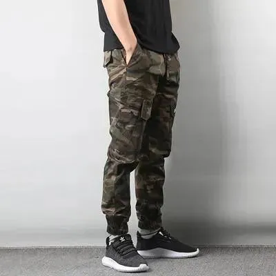 Men Cargo Pants, Drawstring