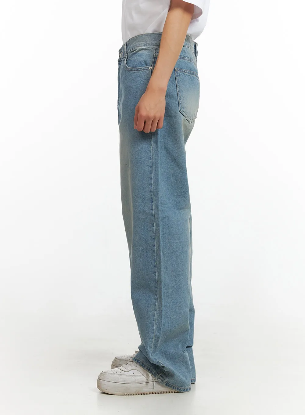 Men's Loose Fit Straight Jeans IU414