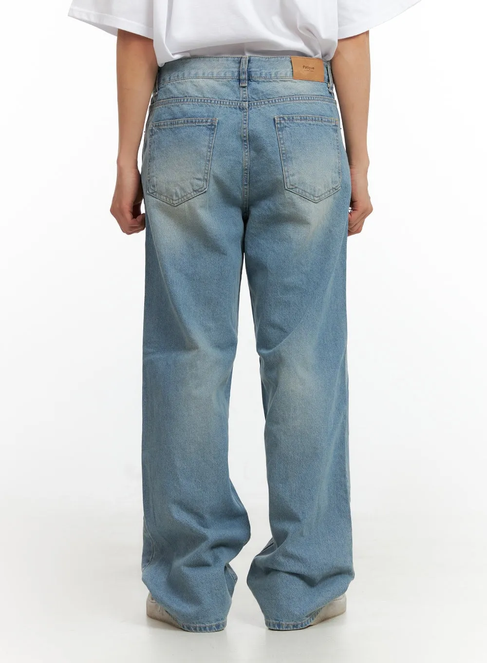 Men's Loose Fit Straight Jeans IU414
