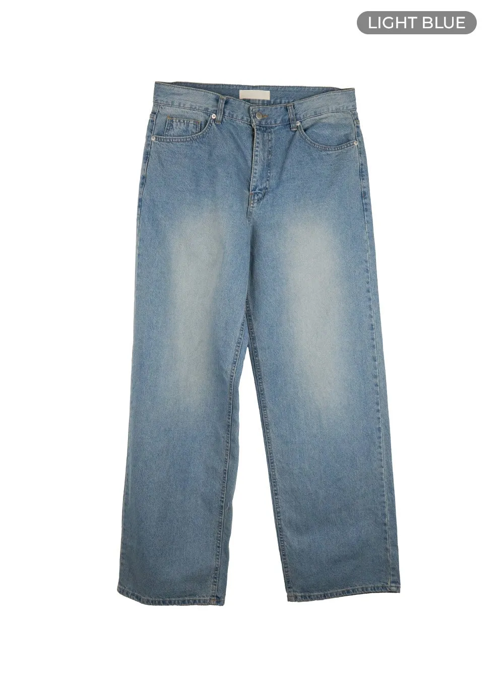 Men's Loose Fit Straight Jeans IU414