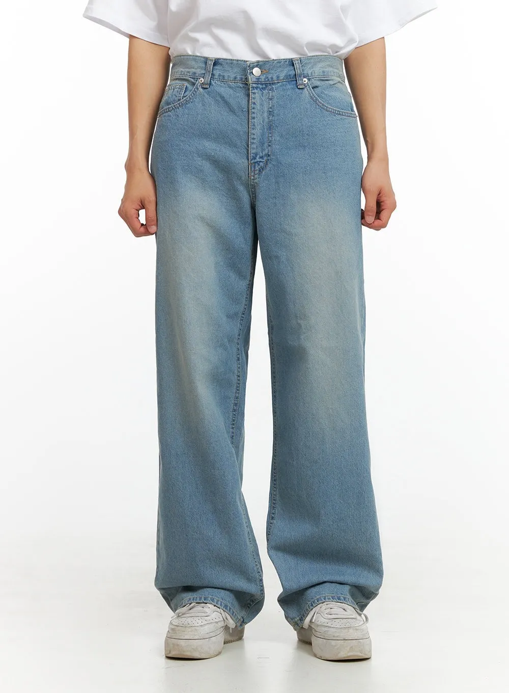 Men's Loose Fit Straight Jeans IU414