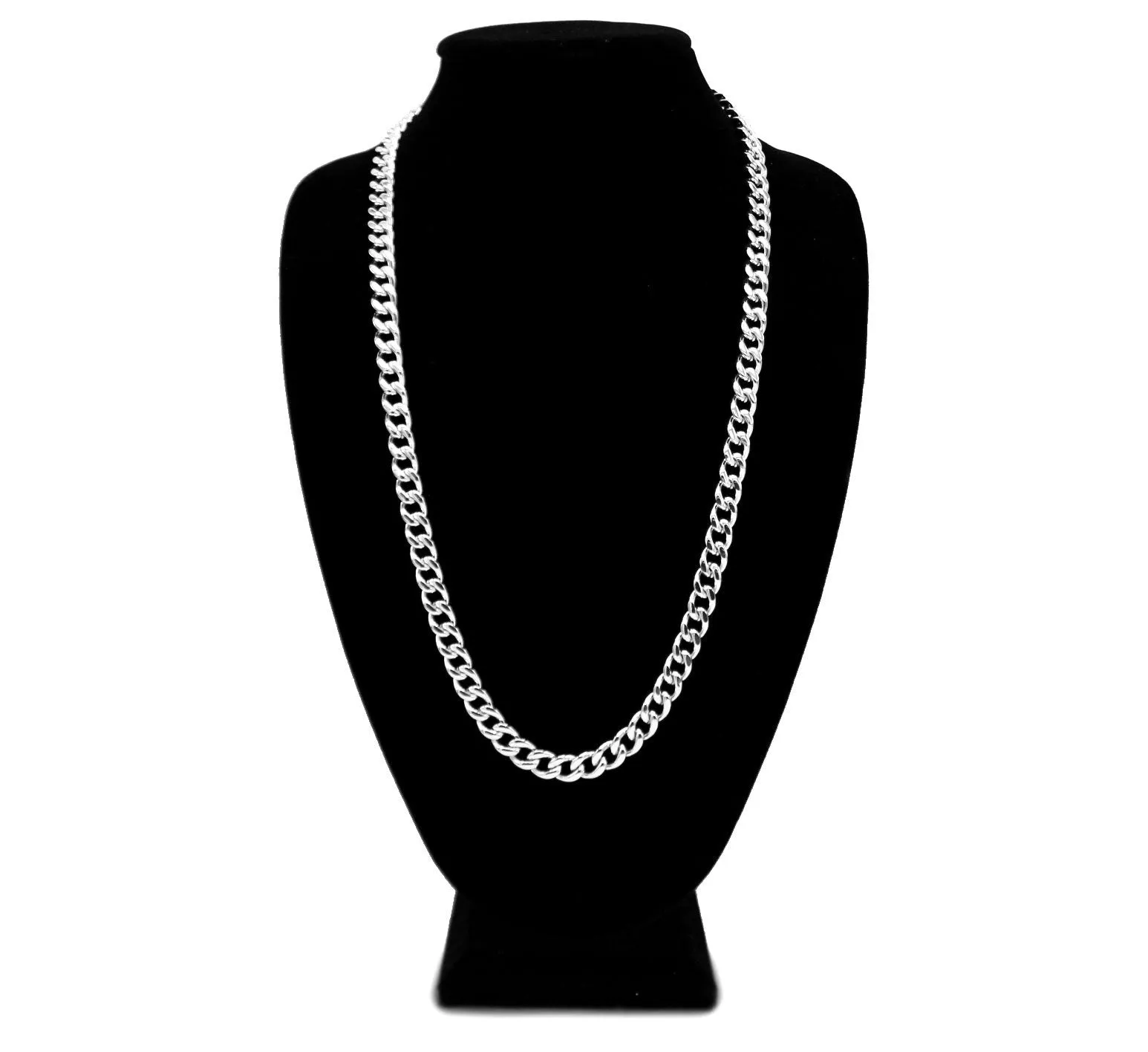 Miami Cuban Link Chain Necklace Stainless Steel
