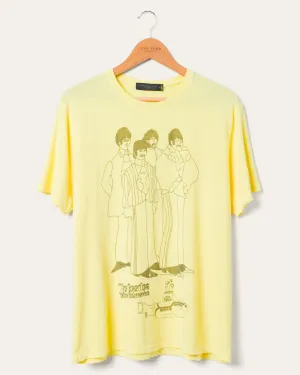 The Beatles Yellow Submarine Cartoon Vintage Tee
