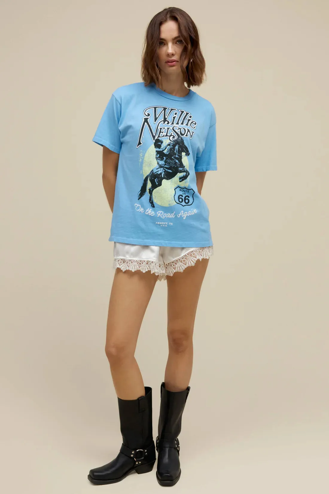 Willie Nelson Route 66 Weekend Tee